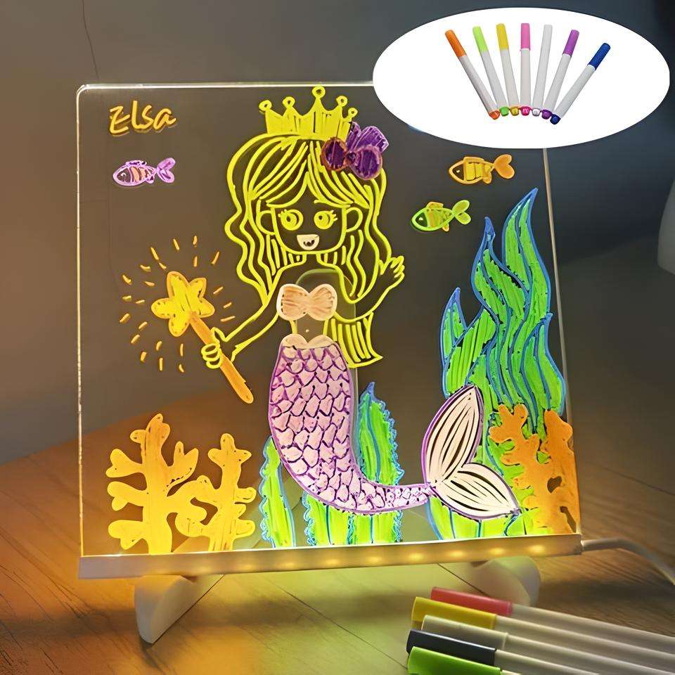 Tavola da disegno LED magica Sily.